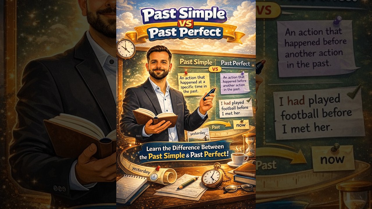 past simple &  past perfect  شرح الفرق بين الماضي البسيط والماضي التام
