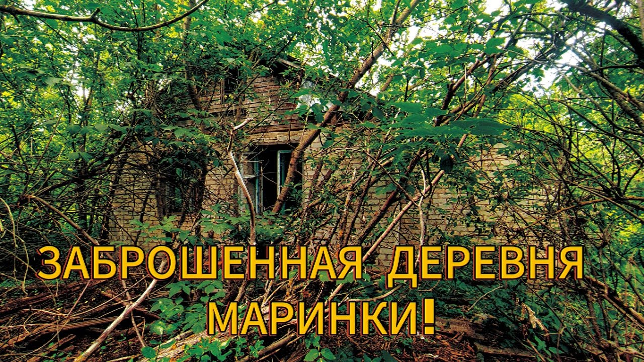 Заброшенная деревня МАРИНКИ в Центральной России. Липецкая область 