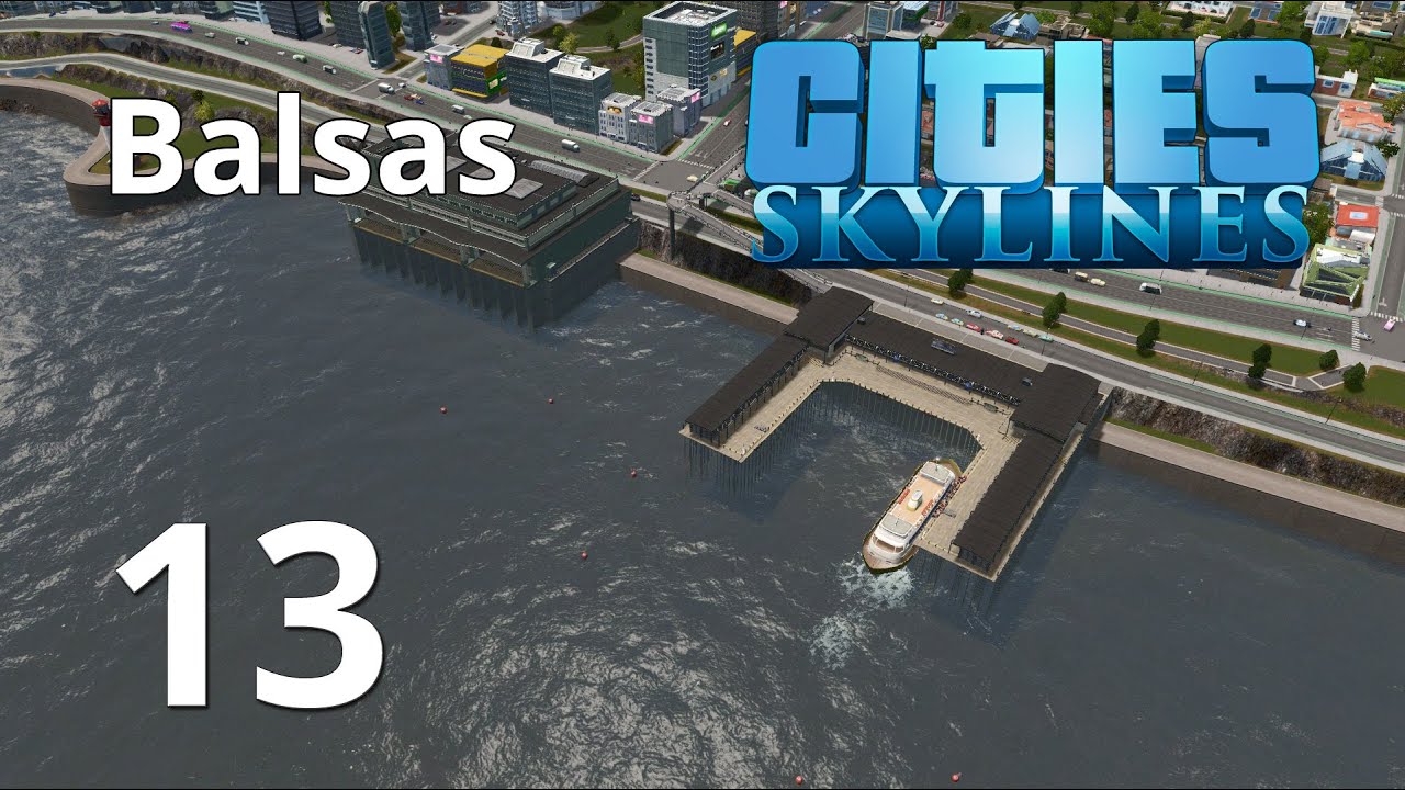 Cities: Skylines - Novo Bairro e Como usar balsas #13 - Gameplay PT-BR