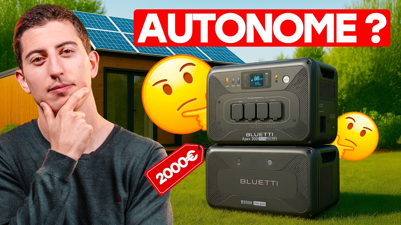 TEST de la BATTERIE Tout-en-un ULTIME : Bluetti APEX300 + B300K