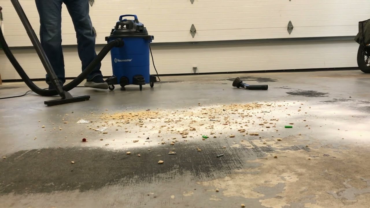 Mess cleanup with the Vacmaster