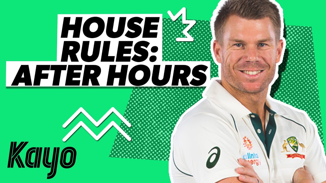 What happens after hours in the Aussie camp? | House Rules | Cricket | Kayo Sports