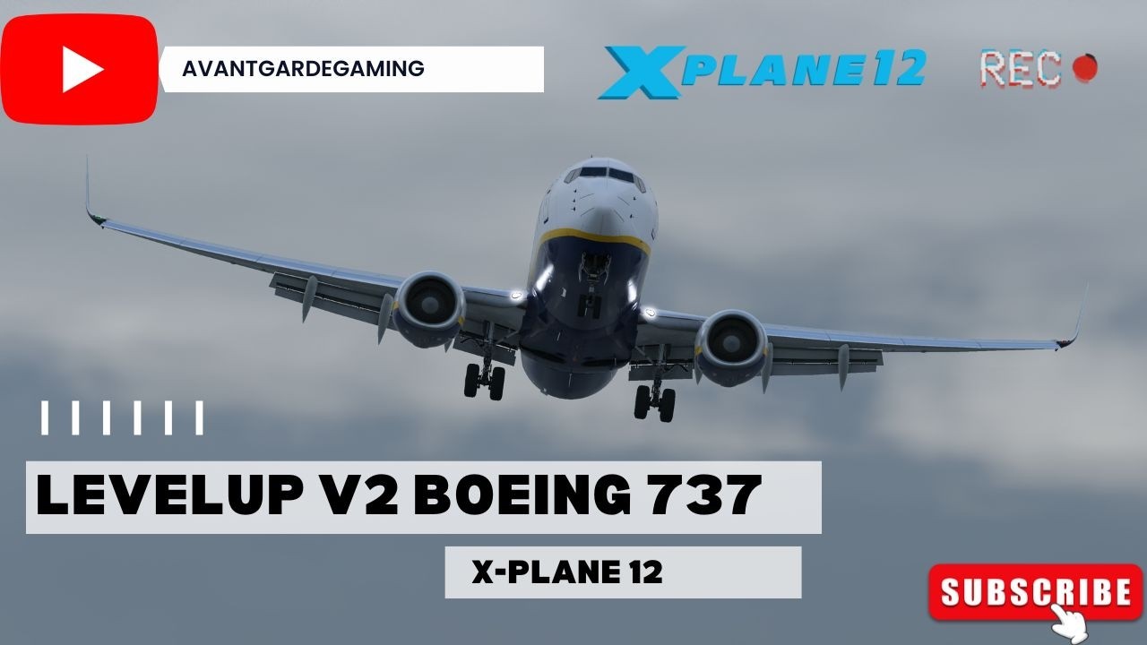 LevelUp 737 v2 | London Stansted to Paris Beauvais Runway Change & Challenging Approach | X-Plane 12