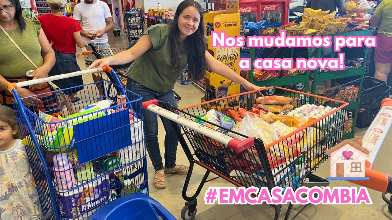 PRIMEIRA COMPRA DO MÊS PARA A CASA NOVA #EmCasacomBia 