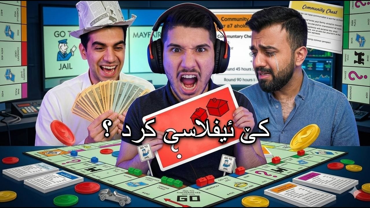 Monopoly - ئاکار و حەمە و کاوان کێ ئیفلاسەکا