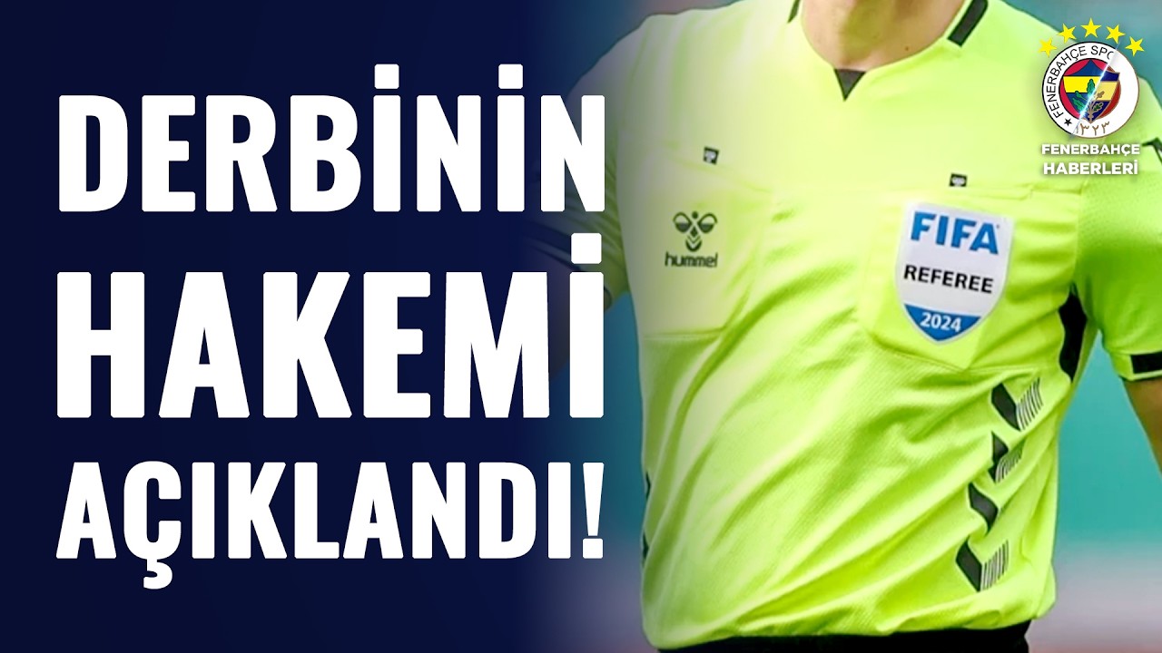 SON DAKİKA | Trabzonspor - Fenerbahçe Derbisinin Hakemi Belli Oldu!