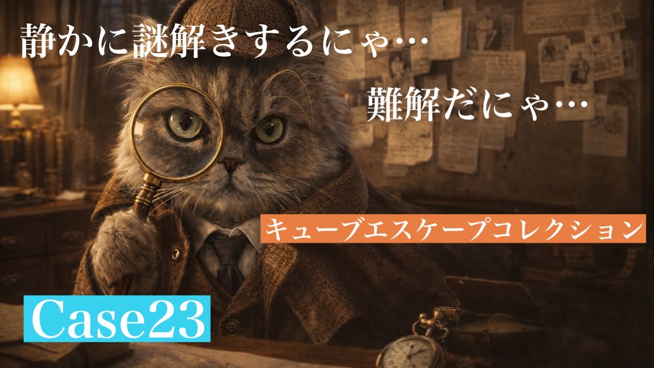 一人の時間に寄り添う｜静かなキューブエスケープコレクション:ケース23
