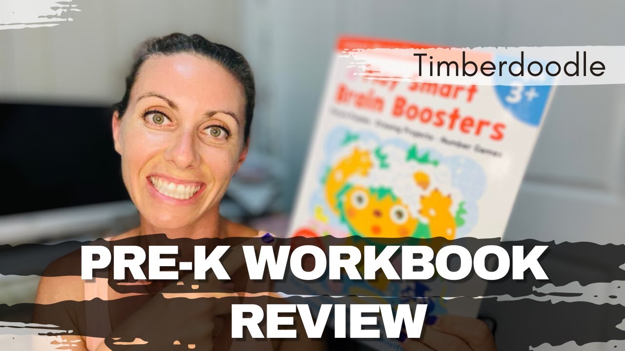 Pre-K Workbook Review From Timberdoodle!! Play Smart Brain Booster from Gakken | Preschool