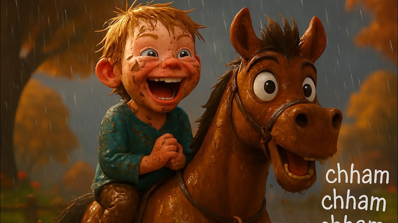 Chal Mere Ghode Tik Tik Tik 🐴 | Cute Kids Cartoon Rhyme | 3D Animation