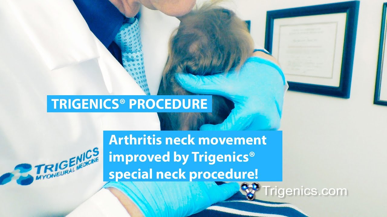 Incredible cracking neck!  How to Improve Severe Arthritis Neck Pain & Movement using Trigenics®