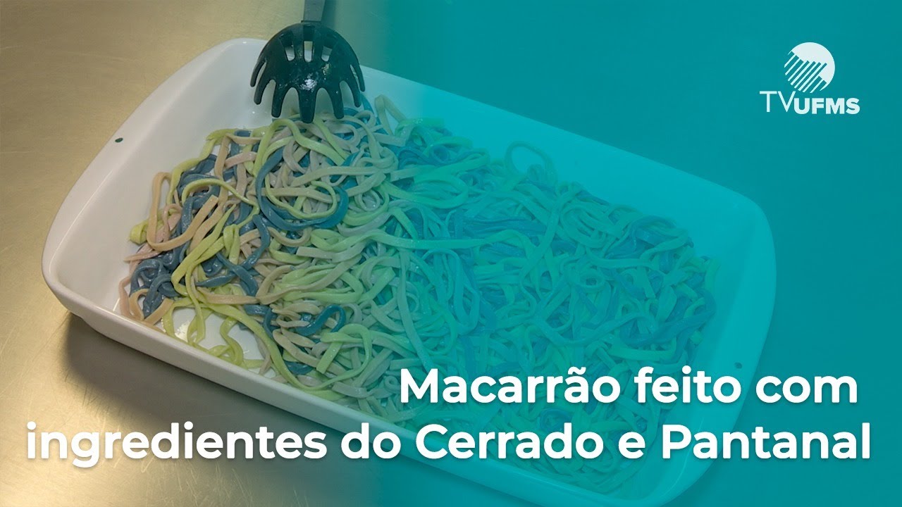 Projeto transforma sabores do Cerrado e do Pantanal em macarrões coloridos
