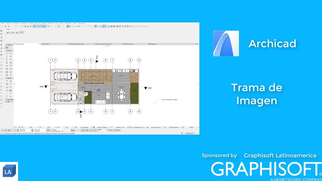 ARCHICAD Intermedio TRAMA DE IMAGEN #BIM #Planos #interceramic #ARCHICAD