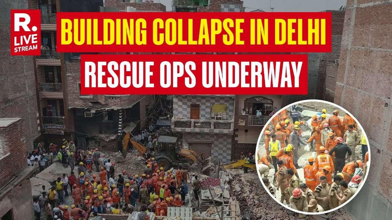 Building Collapse In Delhi, 4 Dead | Rescue Operations Underway | Mustafabad