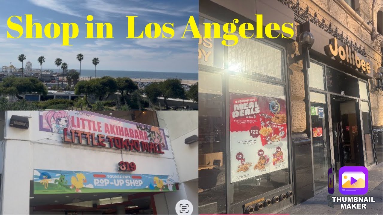 Going To Santa Monica Beach, Little Tokyo and Jollibee in Los Angeles | Vlog 23