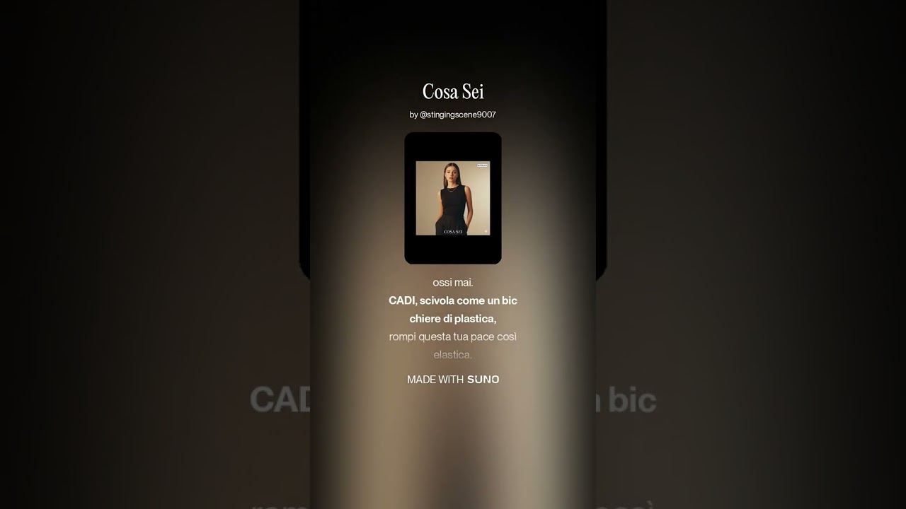 Cosa Sei