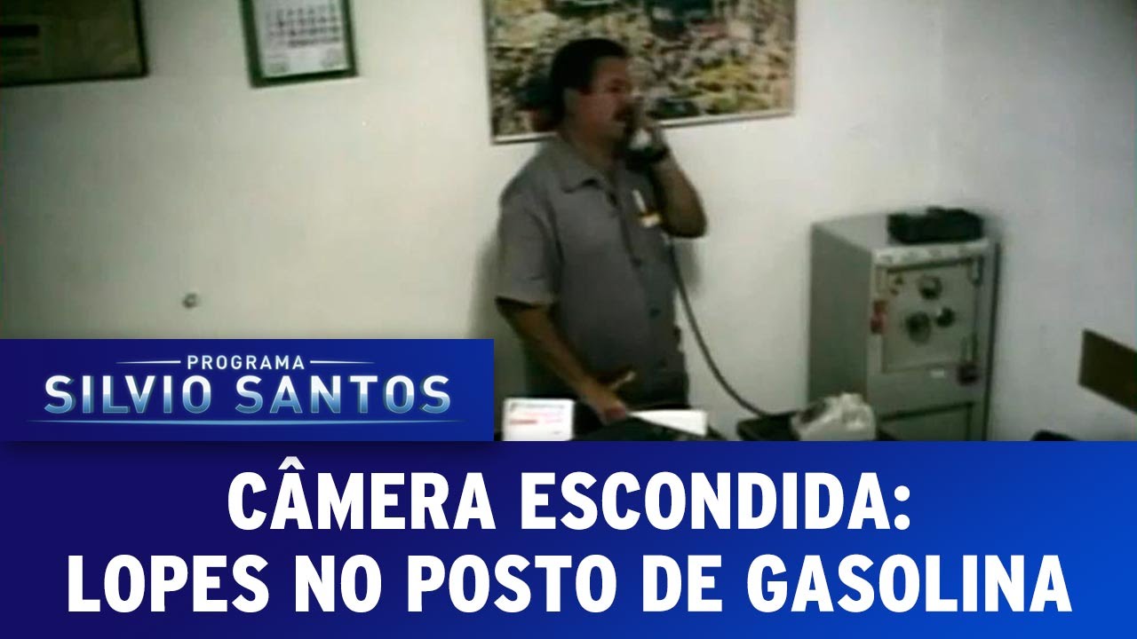 C&acirc;mera Escondida (01/05/16) - Lopes no Posto de Gasolina
