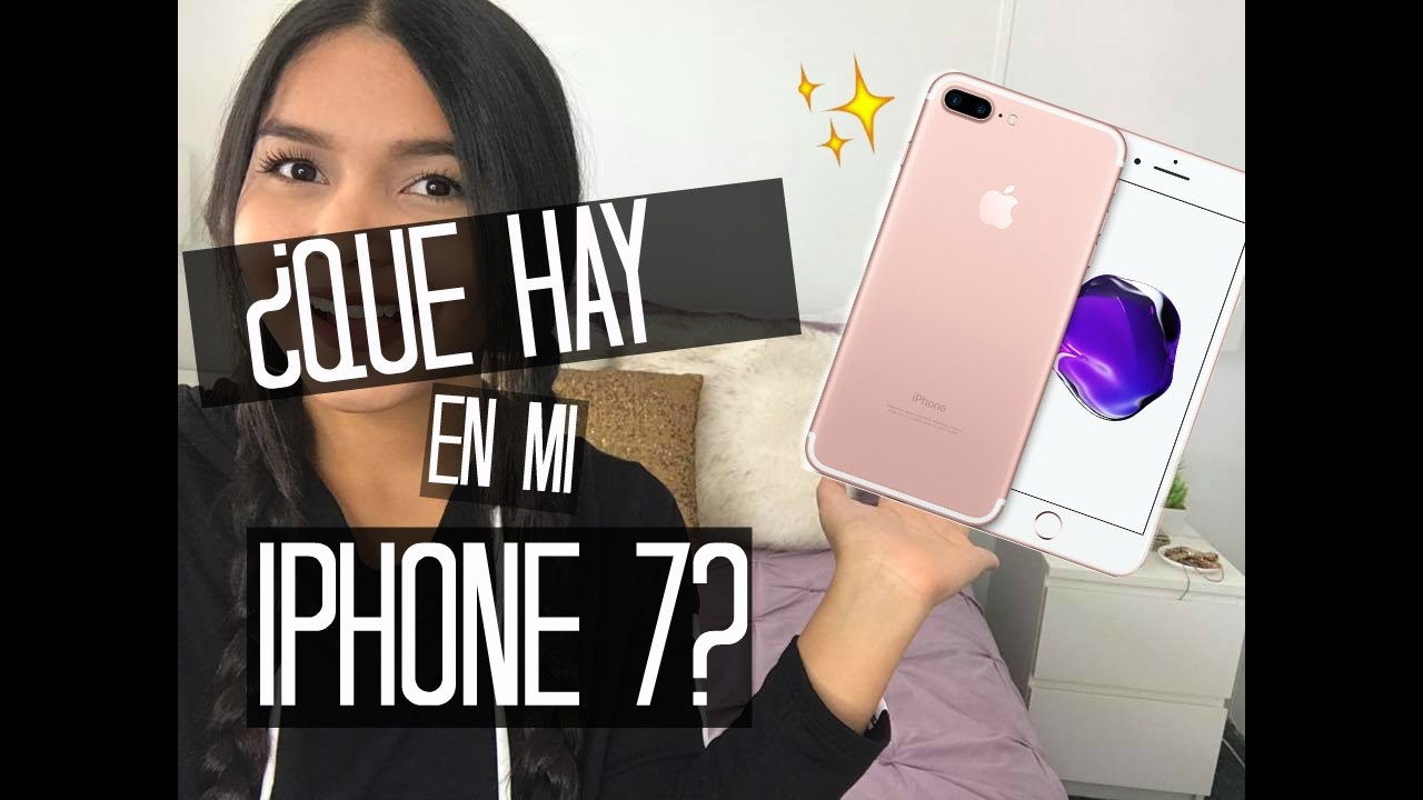 ¿QUÉ HAY EN MI IPHONE 7+? | Nathaly Chalarca