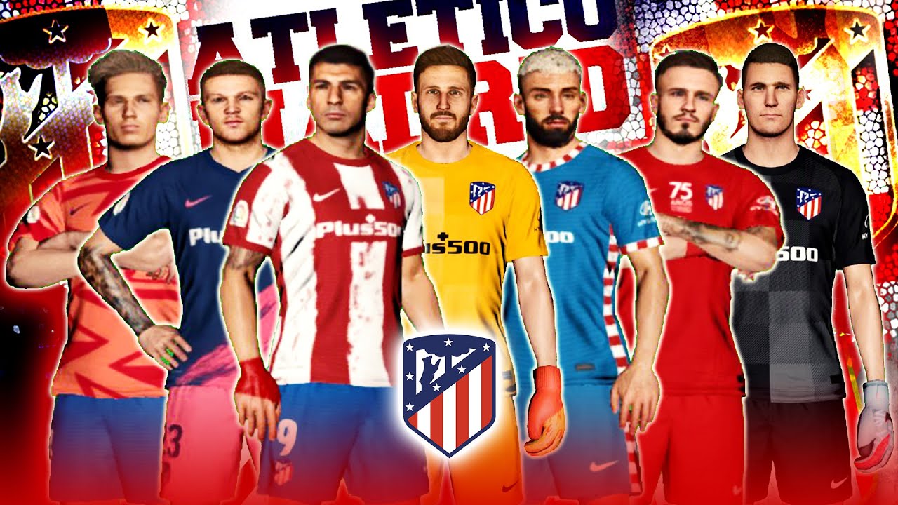 PES 2017 | ATLETICO MADRID NEW KITS SEASON 2021-2022