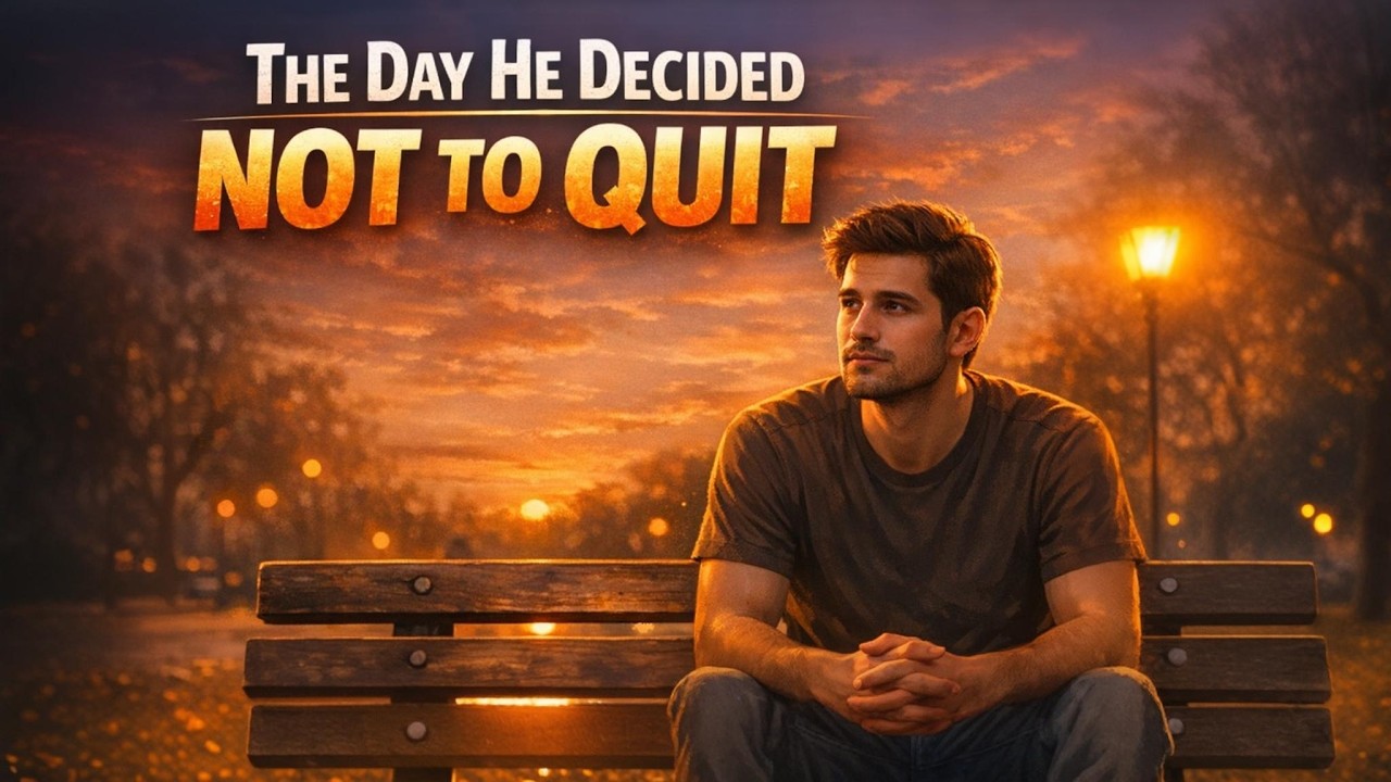 The Day He Decided Not to Quit | A Story About Feeling Behind