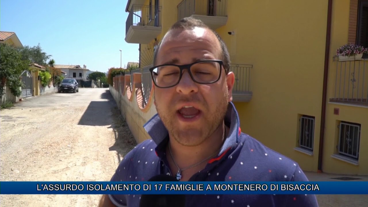 L'ASSURDO ISOLAMENTO DI 17 FAMIGLIE A MONTENERO DI BISACCIA