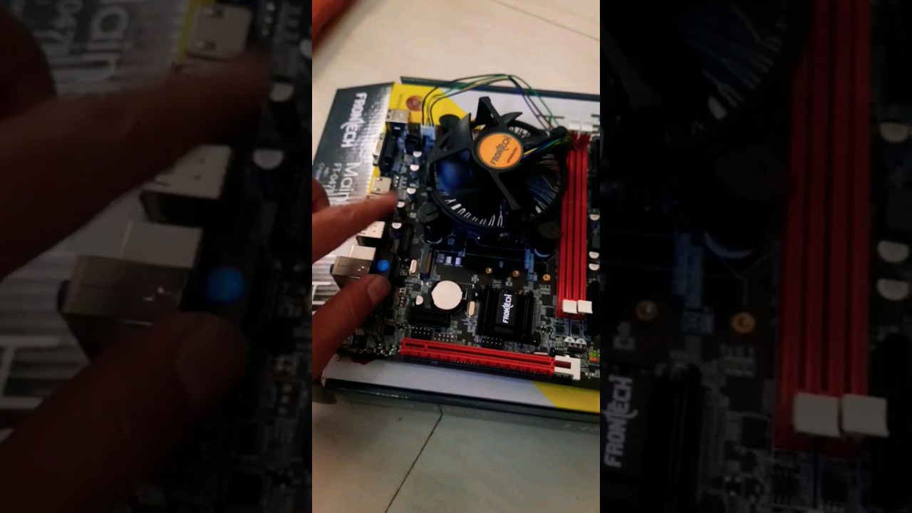 Frontech h81 motherboard #h81 #motherboard #frontec #pcbuild