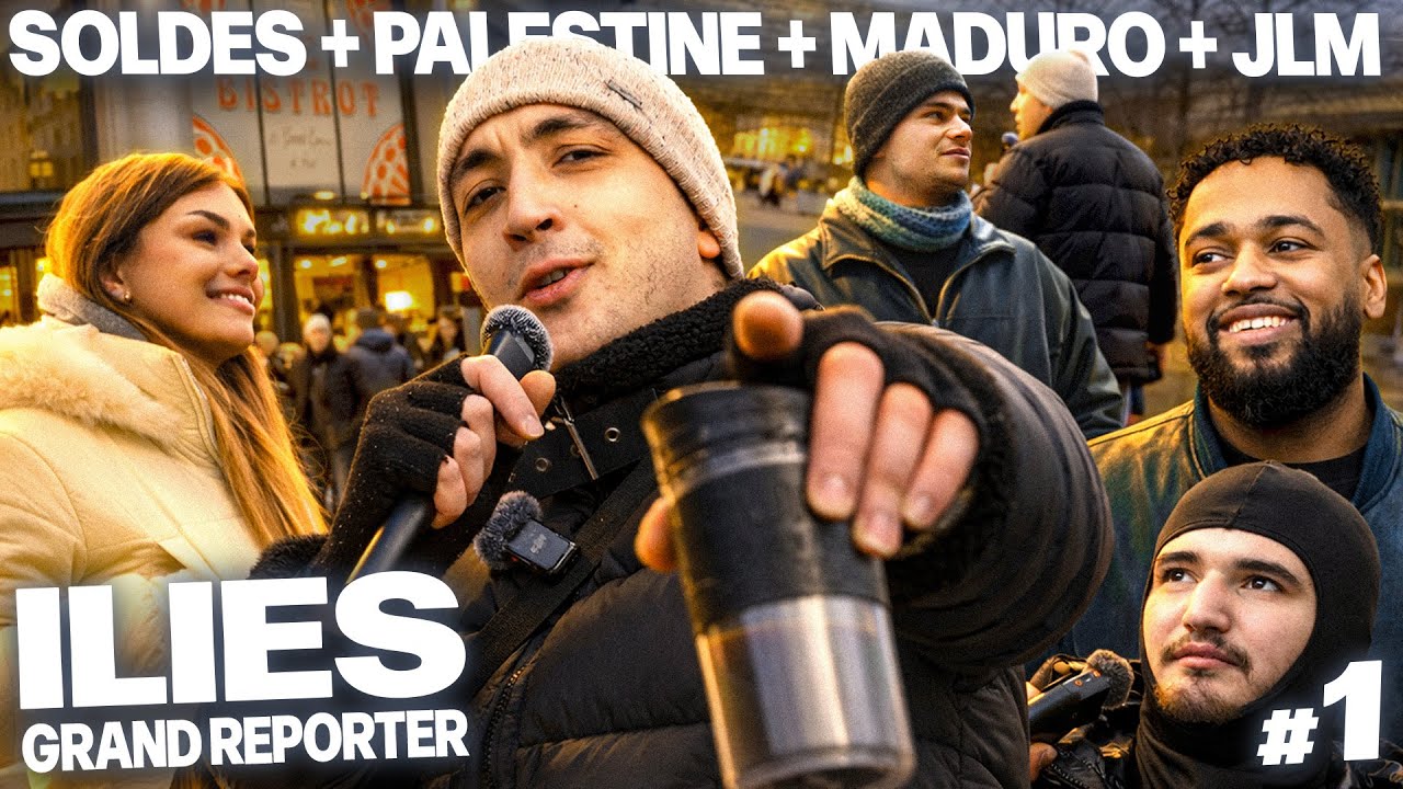 Ilies INTERROGE le peuple (SOLDES, PALESTINE et MADURO) - Ilies Grand Reporter #1