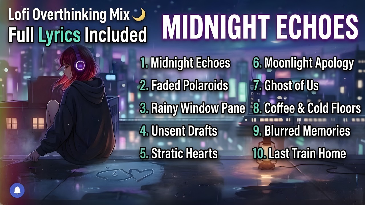 Midnight Echoes - Aesthetic Lofi & Chill Mix | Deep Sad Vibes [Zenith Vibe Music]