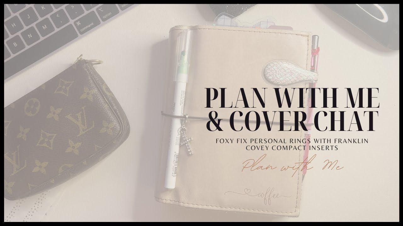 Plan with Me in my new Foxy Fix Cover with FCC Inserts | VDS vs Gillio vs Foxy Fix |  #planwithme