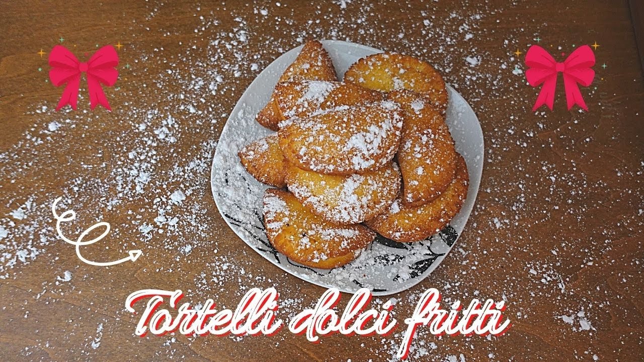 Жареные сладкие тортелли с кремом, рецепт легко и удачно