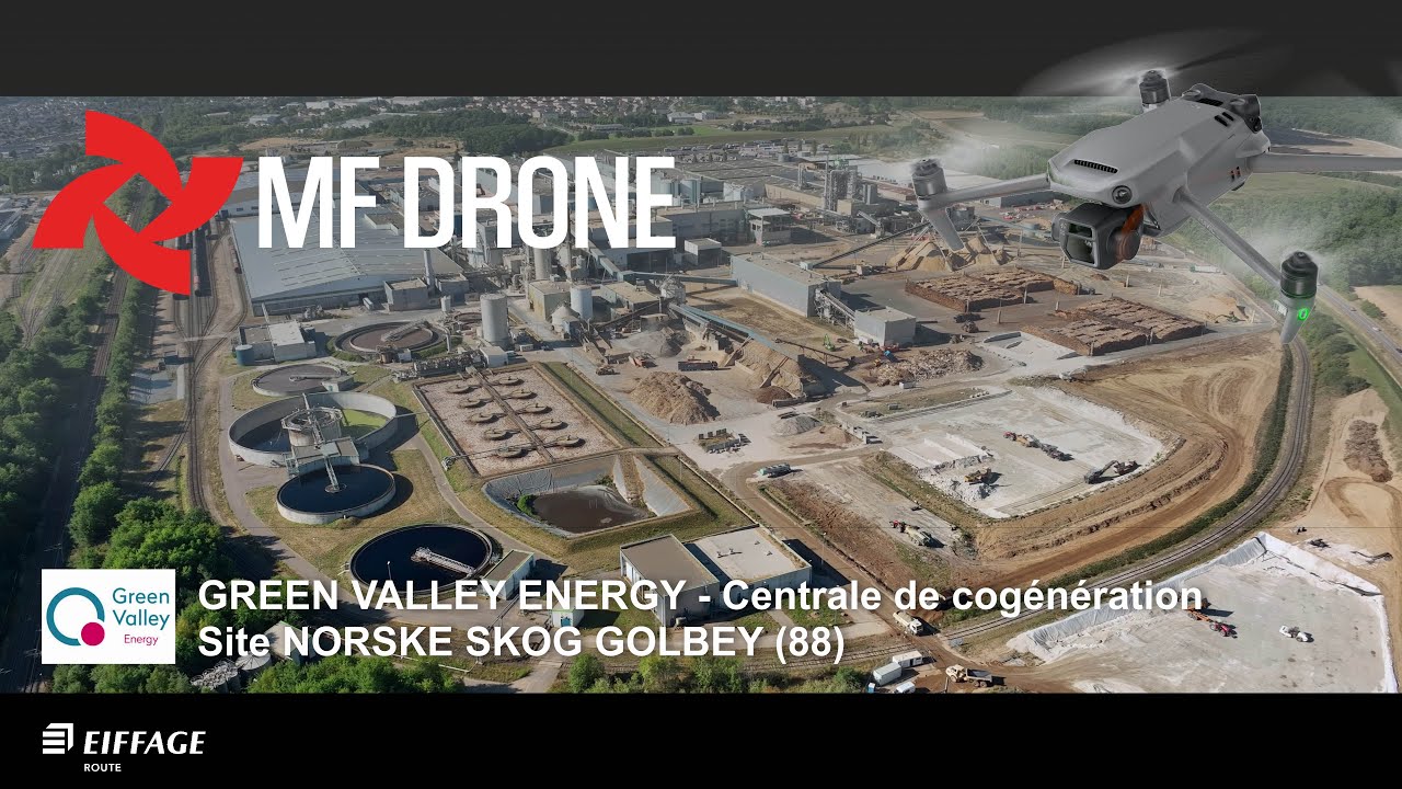 [Chantier de terrassement] Centrale de cogénération - Projet GVE / Noske Skog Golbey - Eiffage Route