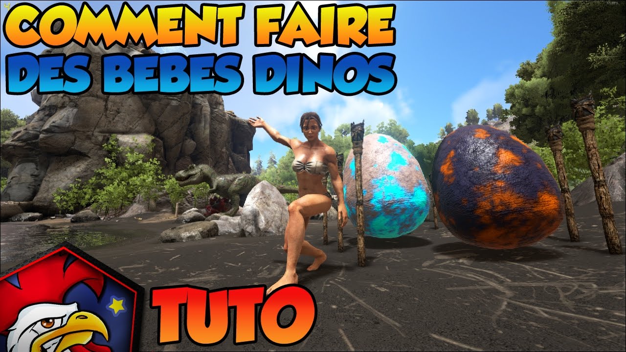 [TUTO ARK PC XBOX PS4] #23 Faire des bébés dinos (2 techniques)