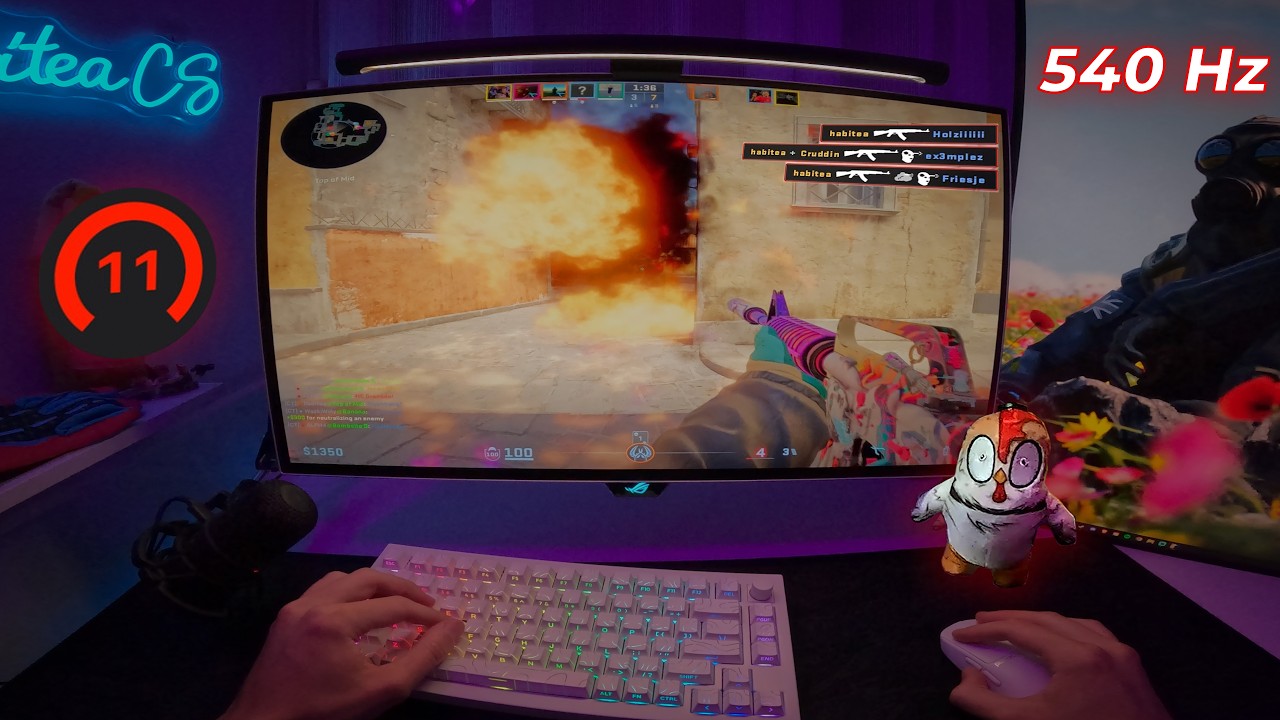 CS2 POV: 2800 ELO FACEIT ASMR on 540 Hz OLED┃4K 60FPS
