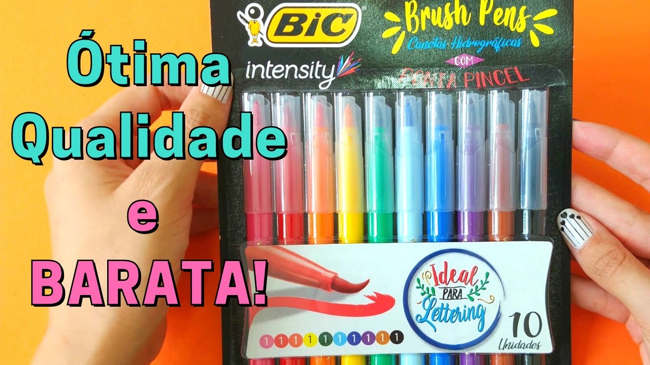 BRUSH PEN BIC Intensity - MELHOR CUSTO-BENEFÍCIO!