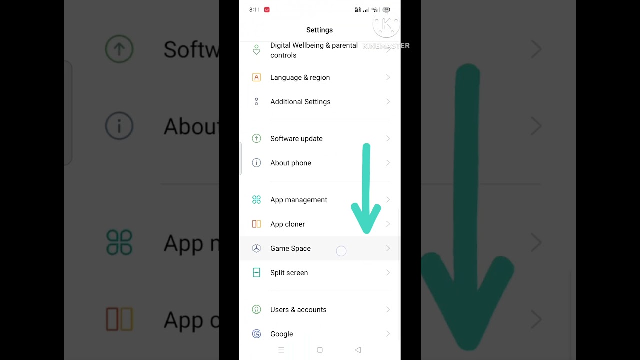 OPPO phone ma 🤳 game space setting 2025 🧐 