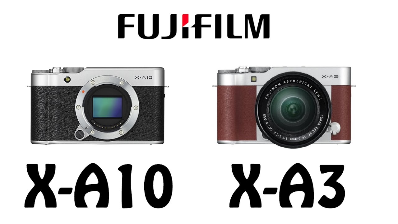 Fujifilm X-A10 vs X-A3