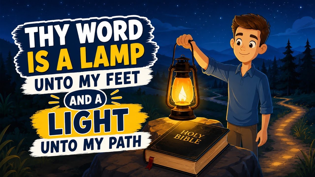 Thy word is a lamp unto my feet... #kidssong #sundayschool #bible #jesus #thyword