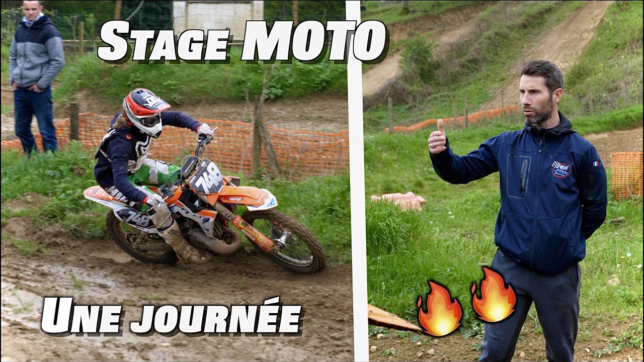 Je fais UNE JOURNEE DE STAGE MOTO avec mon Entraineur sur le circuit de Bonneuil En Valois !