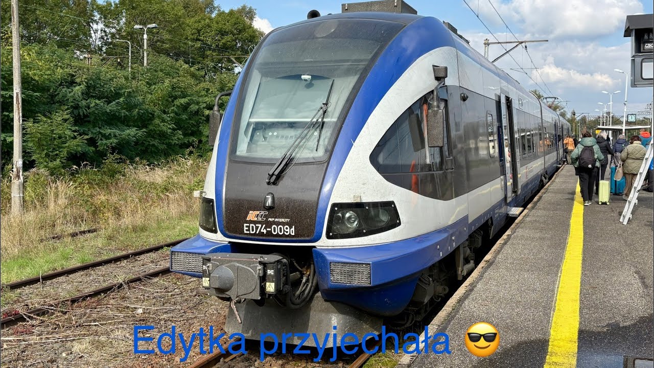 Nowy skład IC Baltazar do Krakowa Głównego ED74 „Edyta” + pociągi Bielsko Biała Główna 