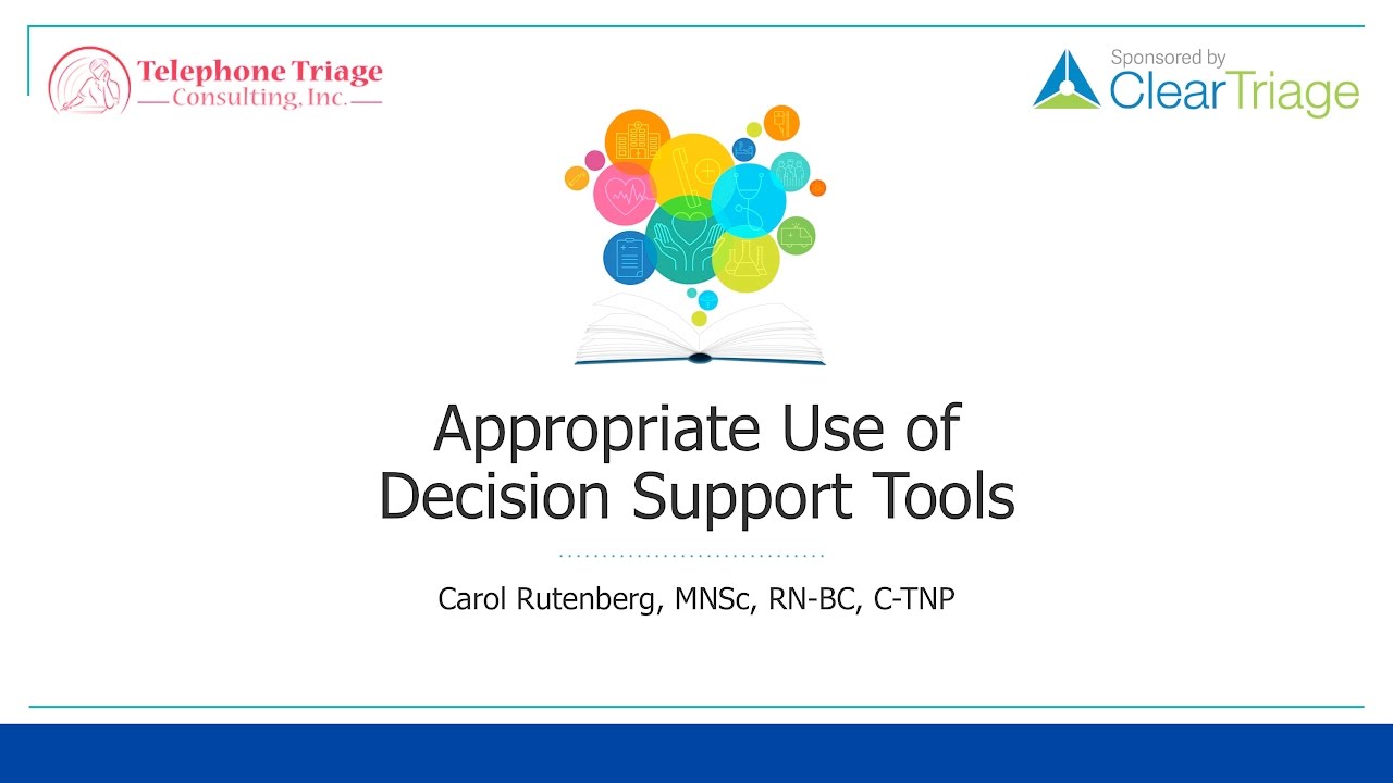 Decision Support Tools in Telephone Triage