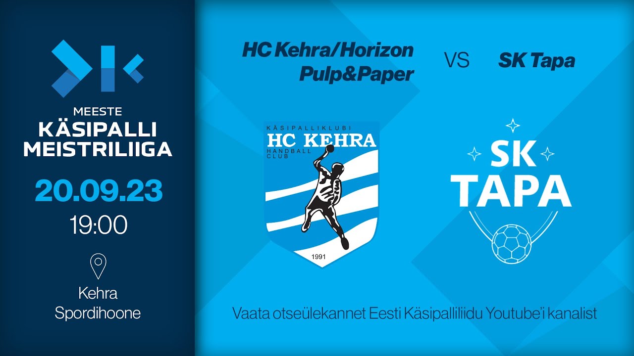 HC Kehra/Horizon Pulp&Paper - SK Tapa | MEESTE KÄSIPALLI MEISTRILIIGA 2023/2024
