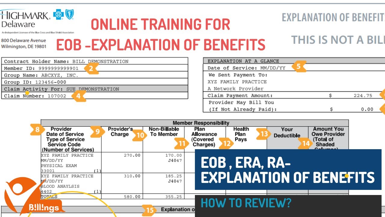 EOB -Explanation of Benefits how to review B4 call? |ARCALLERTRAINING| MEDICAL BILLING| VBILLINGS