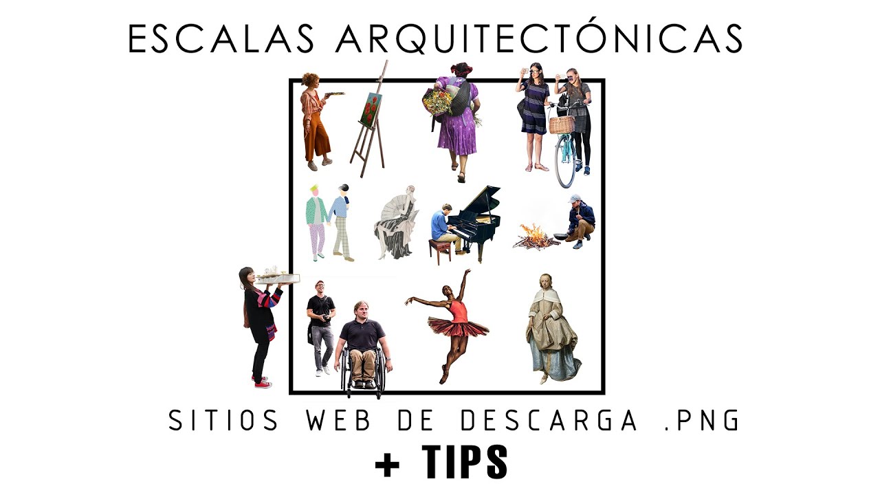 TIPS+SITIOS WEB DE ESCALAS ARQUITECTÓNICAS (PNG) DESCARGA GRATUITA/ HUMAN CUTOUT