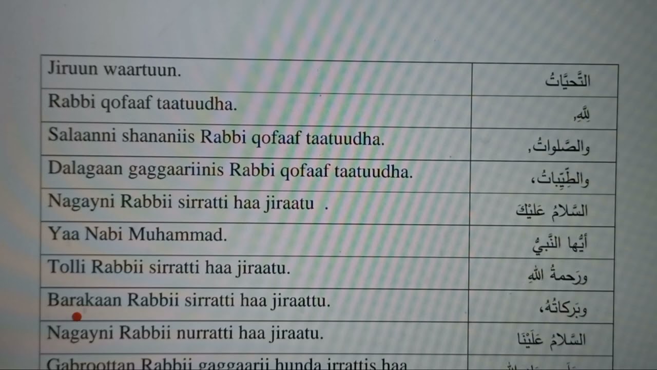 Barnootaa Barbaachisaa Ummata Hundaaf  kutaa 3ffaa
