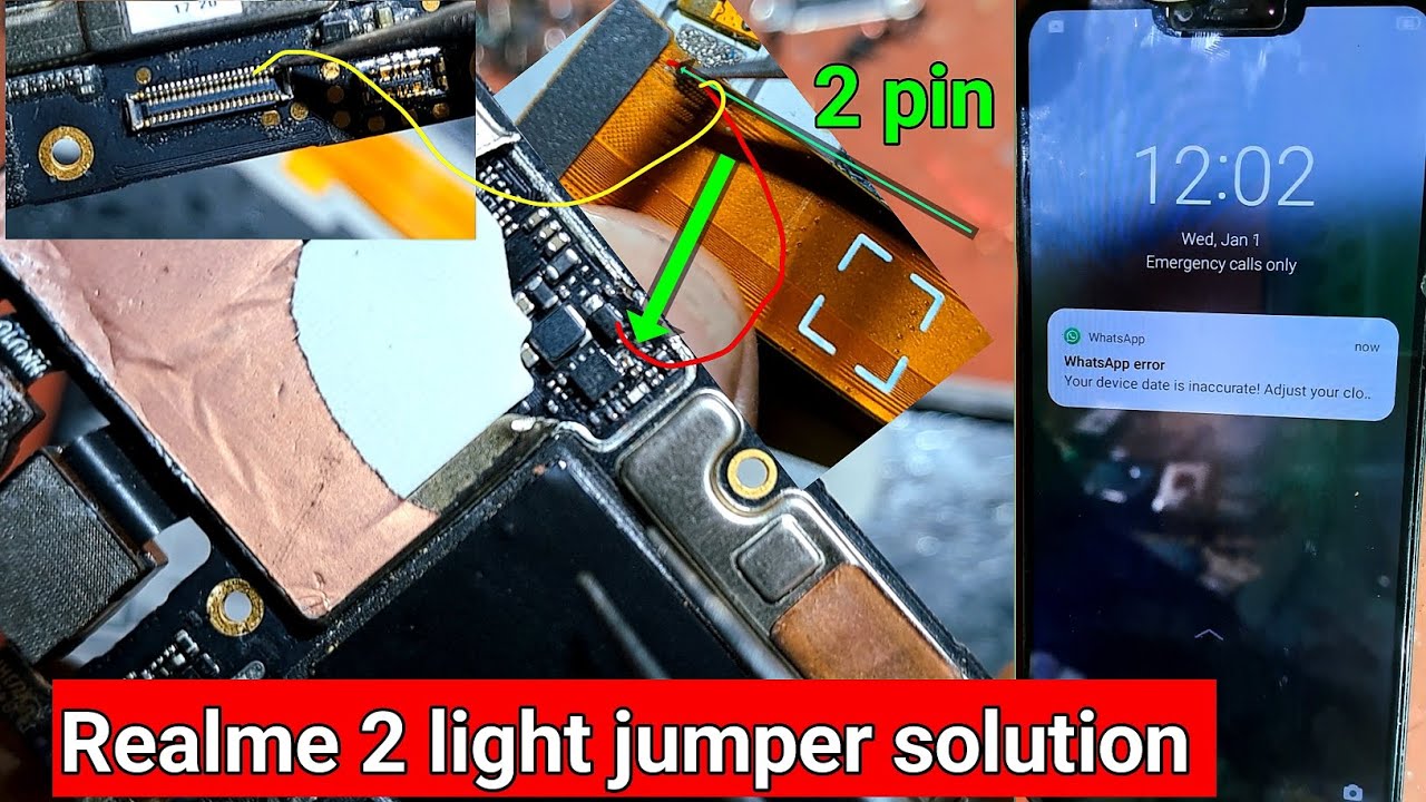 realme 2 display light jumper solution | realme 2 display light problem | realme 2 lcd light jumper