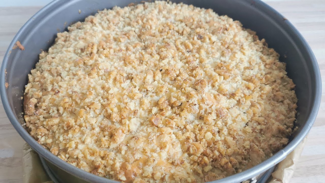 Man kann sich nicht losreissen - luftiger Nusskuchen - Walnusskuchen
