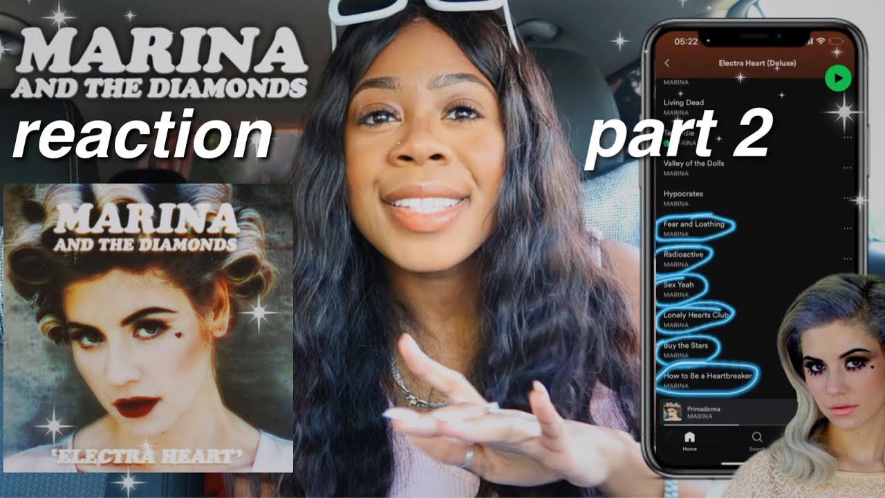 ELECTRA HEART *DELUXE* MARINA  AND THE DIAMONDS REACTION (pt 2 baby)