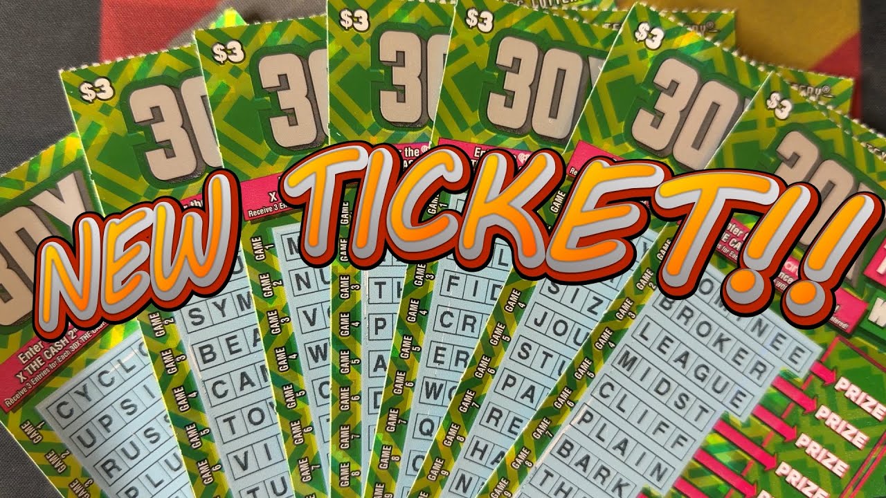 🛑NEW TICKET ALERT🛑 | 30X THE CASH WORD SEARCH | $21 TX LOTTERY SESSION