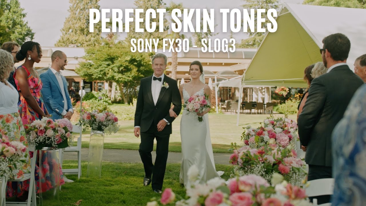 SONY FX30 — Как экспонировать SLOG3 — ИДЕАЛЬНЫЕ ОТТЕНКИ КОЖИ — Кинематографическая свадебная виде...