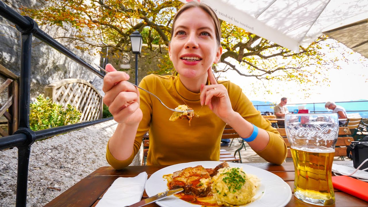 TOUR GASTRONÓMICO POR SALZBURGO 😋🍴Qué Comer y Probar en SALZBURGO, Austria 🥨 🍺 COMIDA AUSTRIACA 🇦🇹