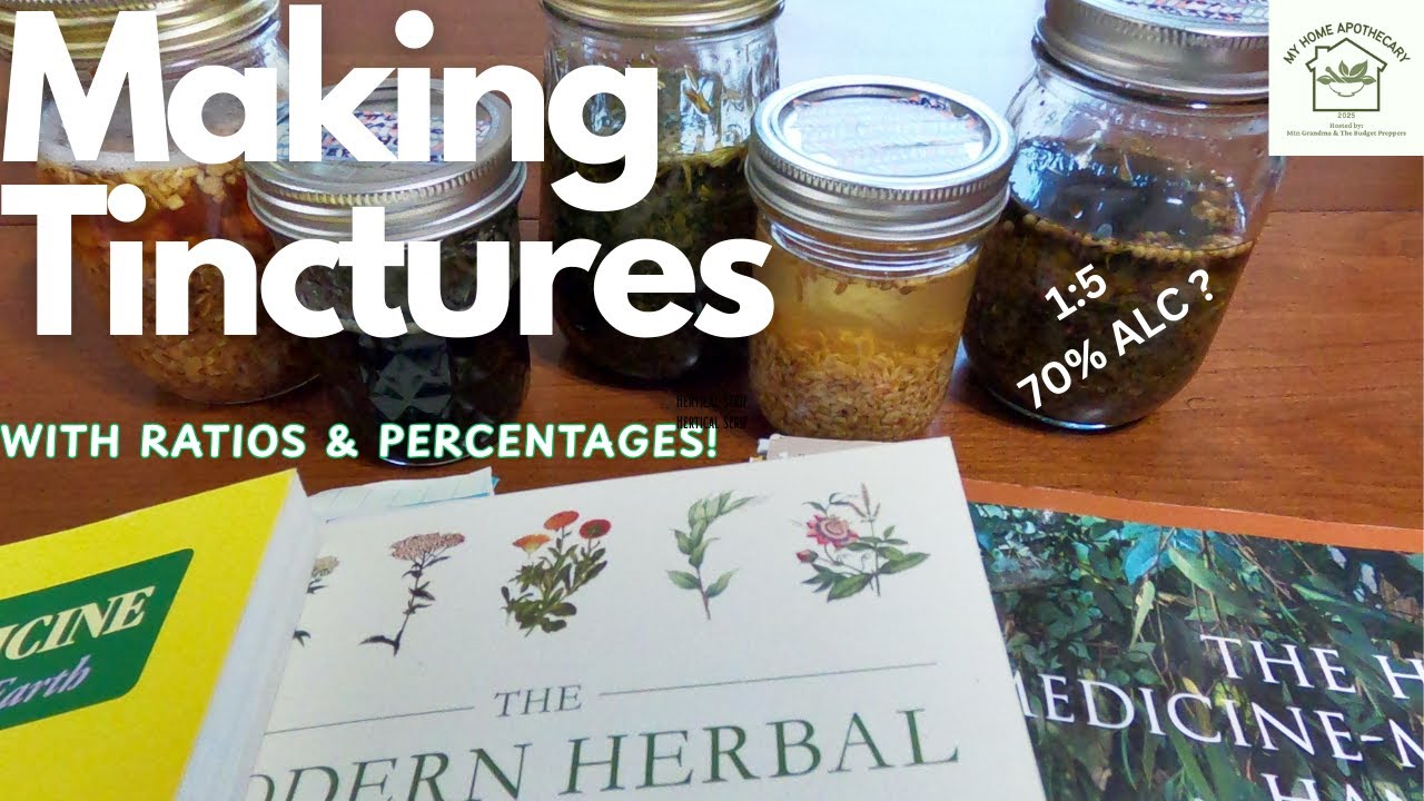 Master Herbal Tinctures Made Easy | Perfect Ratios & Alcohol % Guide #herbal  #myhomeapothecary25
